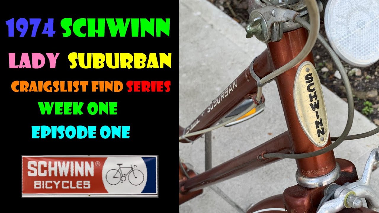 Episode #1️⃣ 1974 Schwinn🚺 Lady Suburban Restoration Series