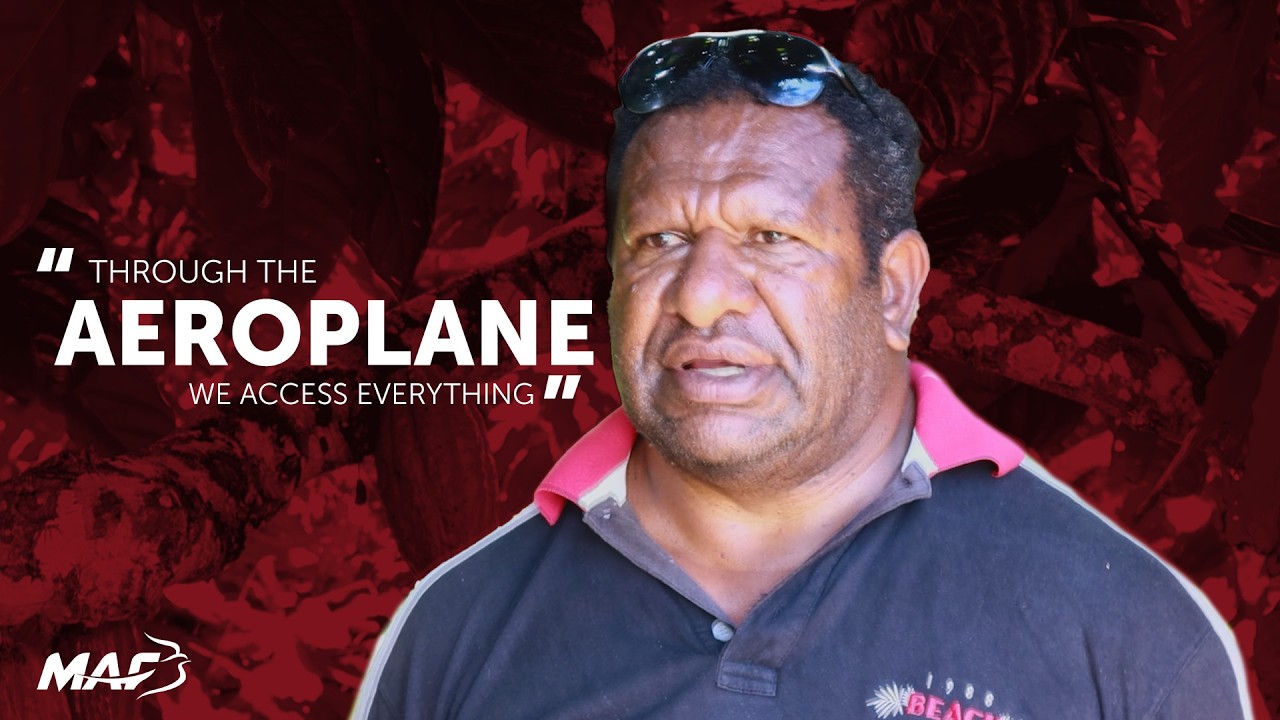 Norman's story - transforming lives through flying cash crops in Papua New Guinea.