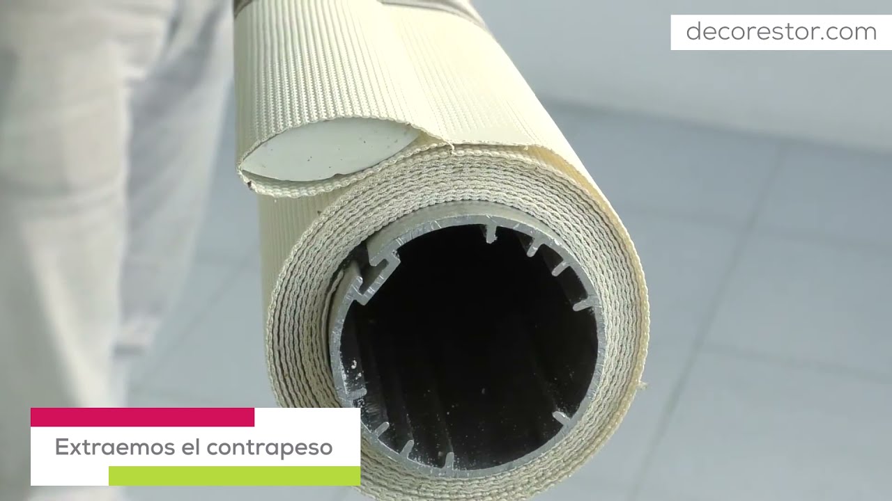 &iquest;C&oacute;mo cambiar un tejido de un estor enrollable?