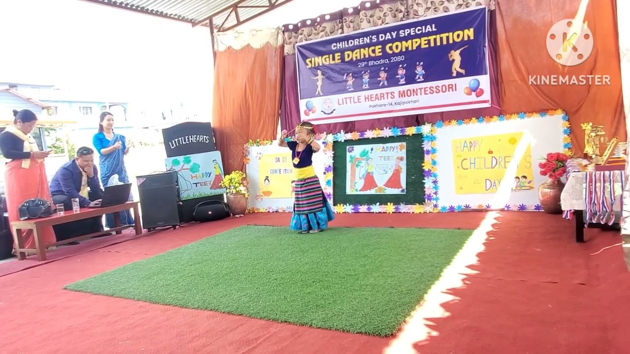 Performance of all students #@ Little Hearts Montessori #Children day special 2080/05/29.