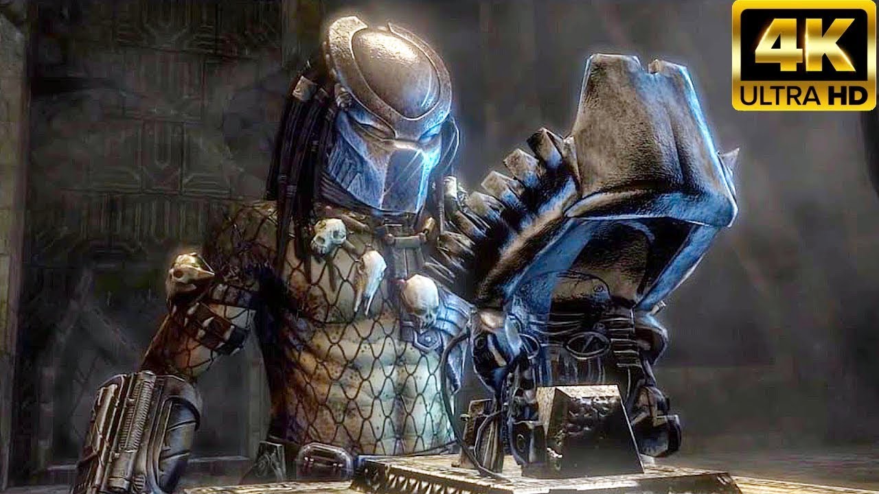 Predator Meets Predator King Scene (2025)