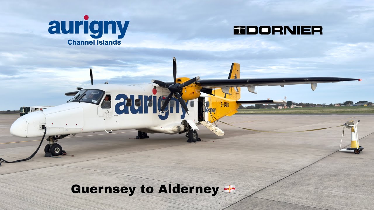 TRIP REPORT | Turboprop Fun! | Aurigny | Dornier 228 | Guernsey to Alderney 