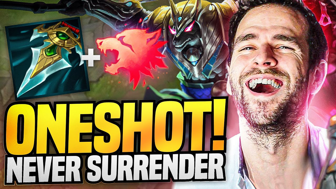 POURQUOI NE JAMAIS SURRENDER : ON ONESHOT L' ADC, il dit 
