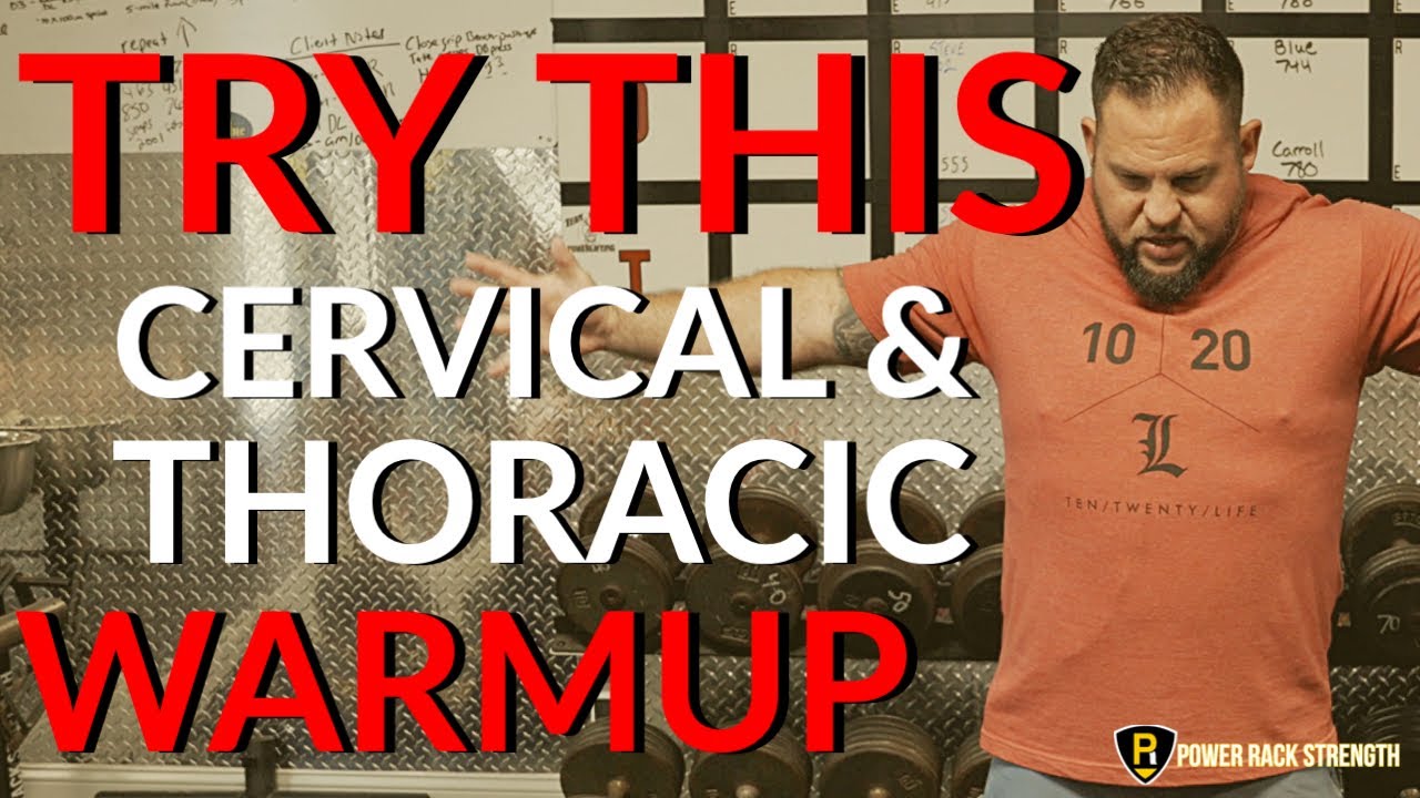 PRIME YOUR BENCH the 10/20/Life way: Cervical and Thoracic Warmup (with Lock's shoulder big 3)