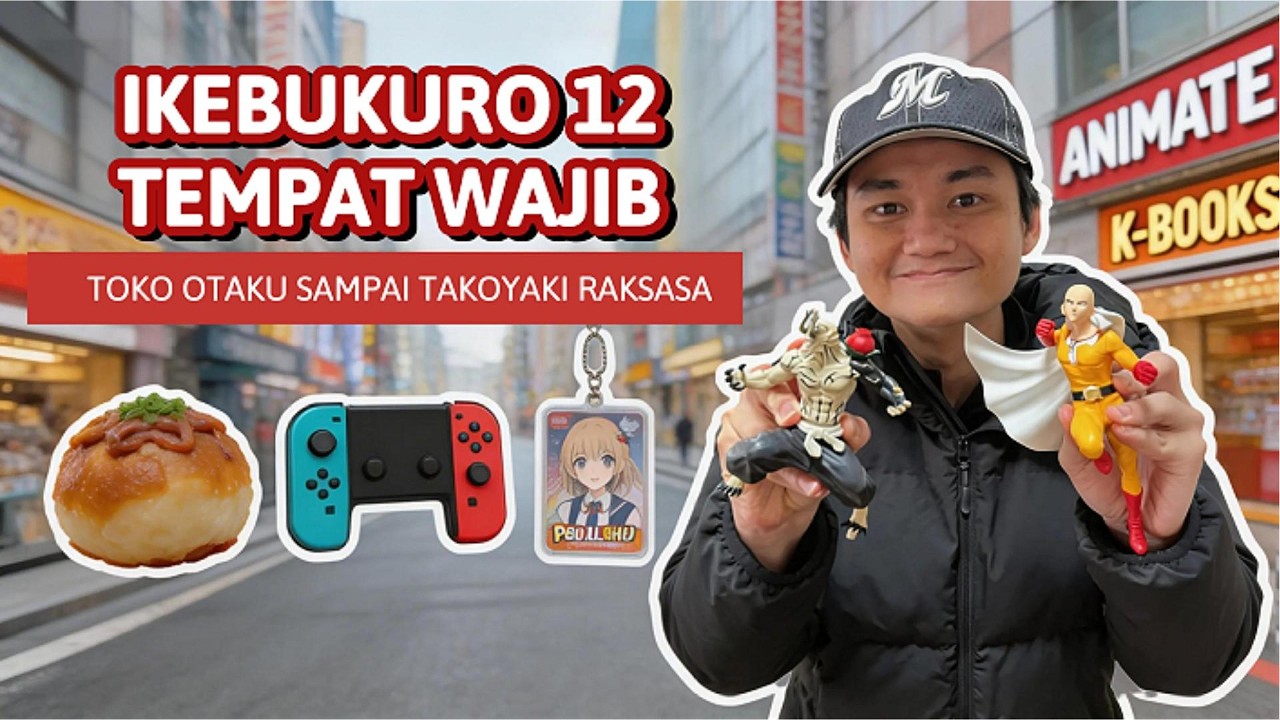 RUTE SEHARIAN DI IKEBUKURO: 12 TOKO & TEMPAT MAKAN WAJIB VISIT (+RUTE GRATIS)
