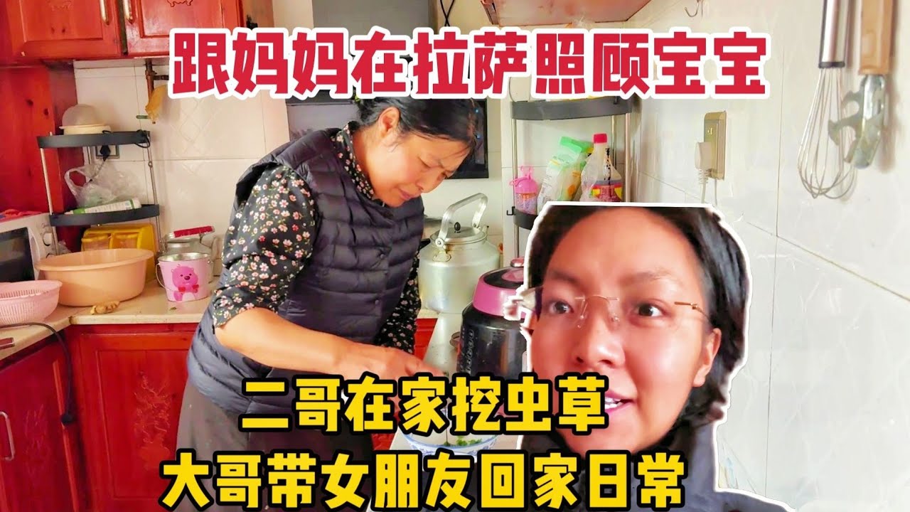 【那曲拉姆】超长版vlog：大哥带女朋友回家啦，二哥他们也开始上山挖虫草