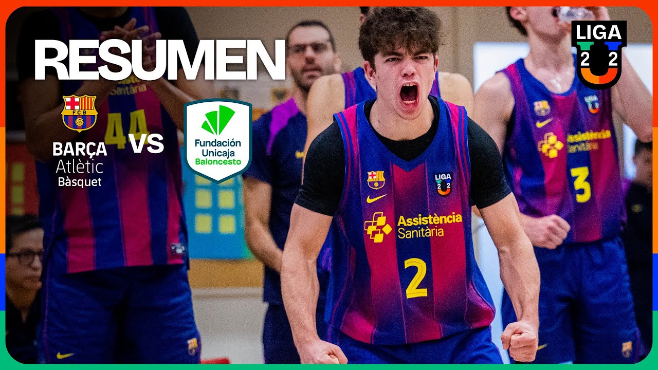 Barça Atlètic - Unicaja Alhaurín de la Torre RESUMEN U22 | Liga U 2025-26 Jornada 9