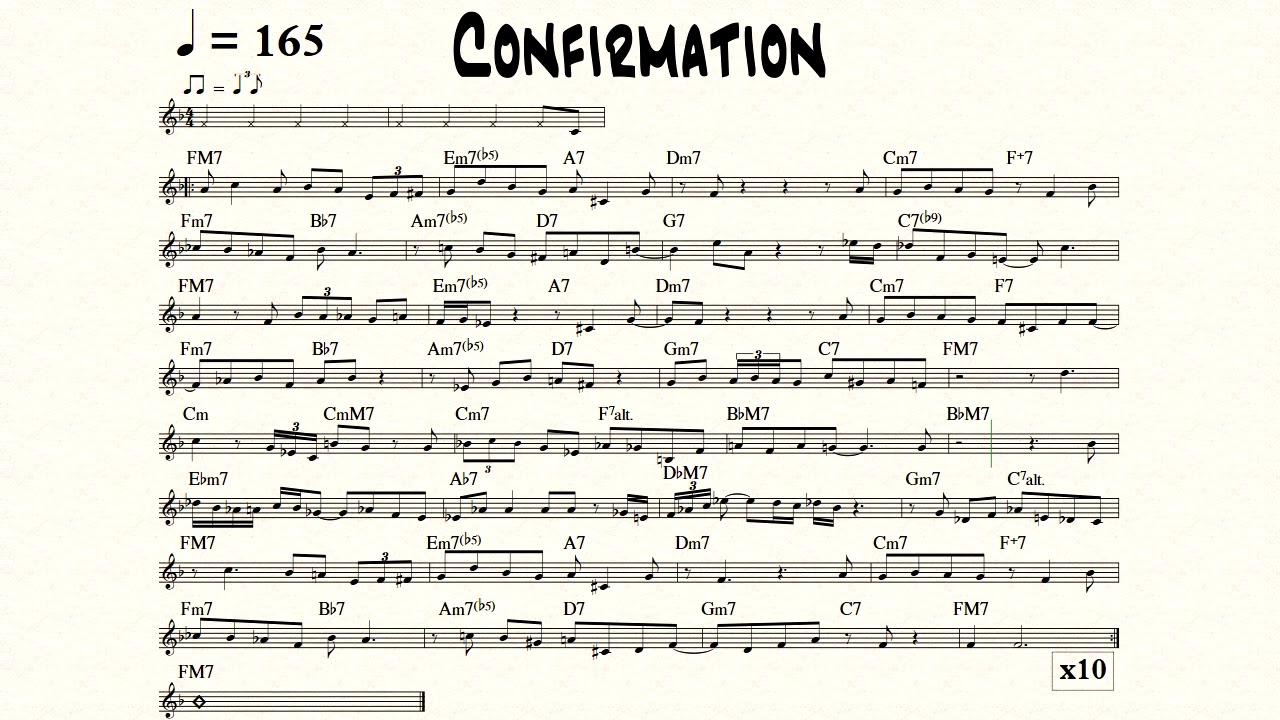 Confirmation Backing Track BPM 165