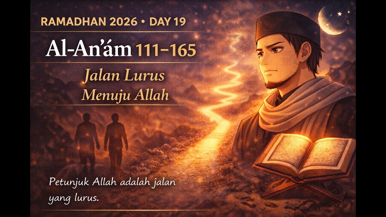 Ramadhan 2026 – Day 19 | Al-An'am 111–165 | Jalan Lurus Menuju Allah
