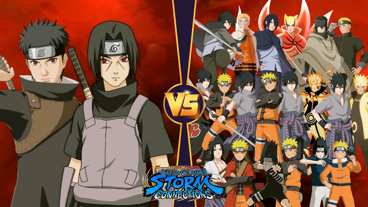 【Anbu Itachi & Shisui VS Naruto & Sasuke, all two-man combination teams Marathon battle】 Ninja GAME