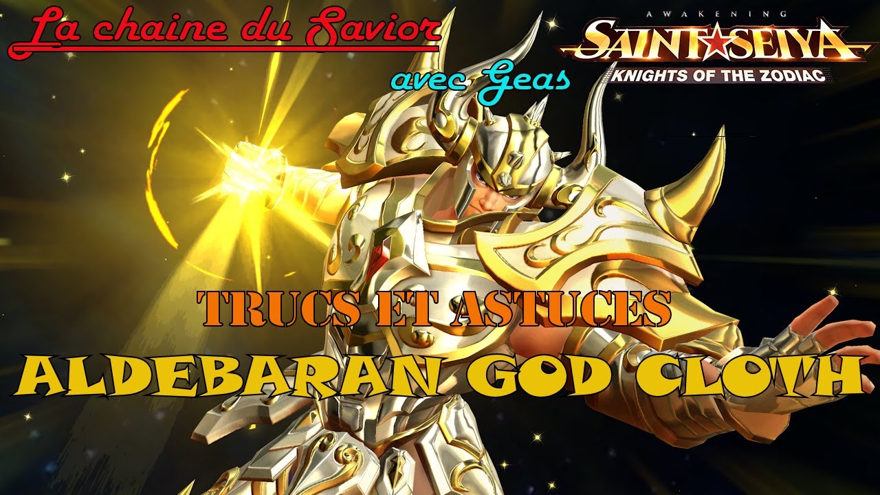 TRUCS ET ASTUCES ALDEBARAN GC GOD CLOTH SAINT SEIYA AWAKENING #SaintSeiyaKOTZ #SaintSeiyaAwakening