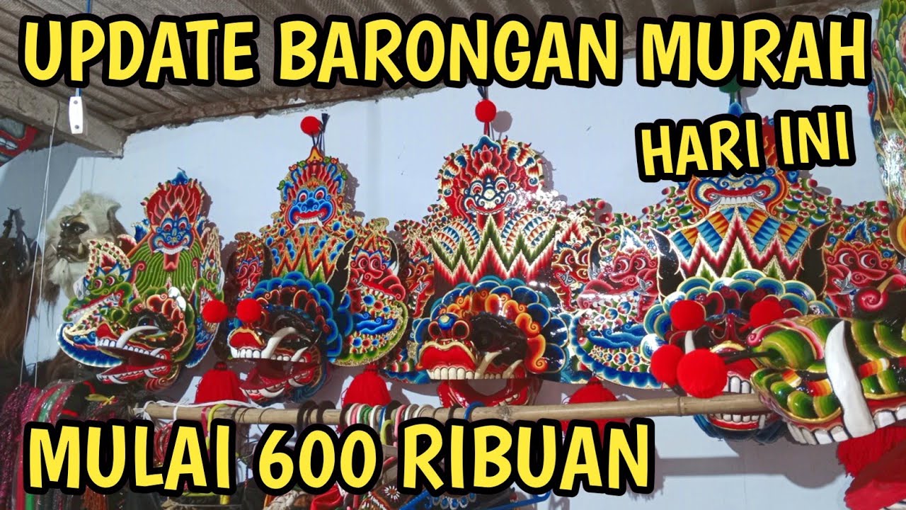 UPDATE KOLEKSI HARGA BARONGAN DEVIL DAN BARONGAN TELON TERBARU HARI INI