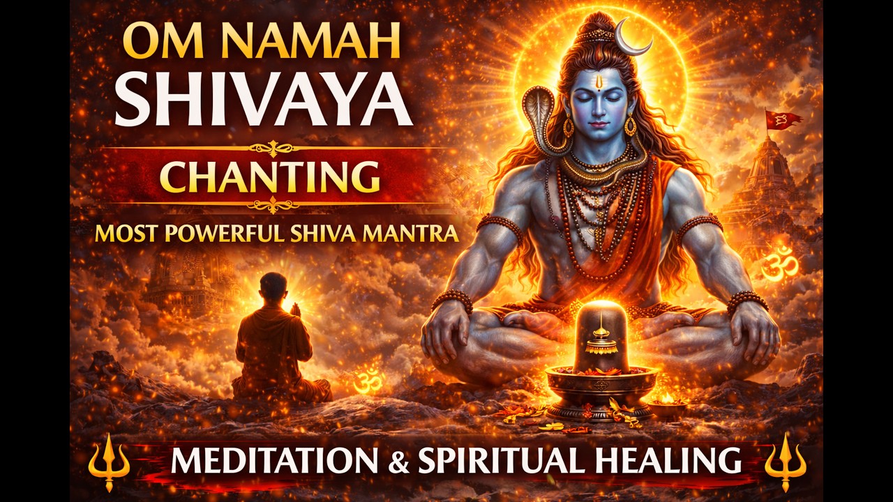 Om Namah Shivaya Chanting | Most Powerful Shiva Mantra | Meditation & Spiritual Healing