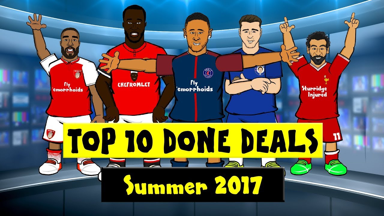 442oons Top 10 Done Deals 2017! Neymar, Lacazette, Lukaku and more!