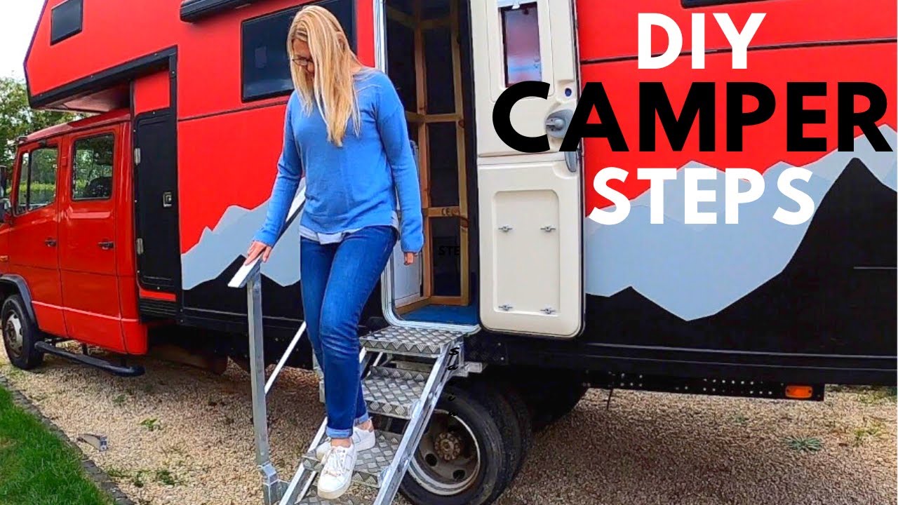 Making our diy camper steps, sink stand and roof vent mods. Do it yourself home built camper. EP15