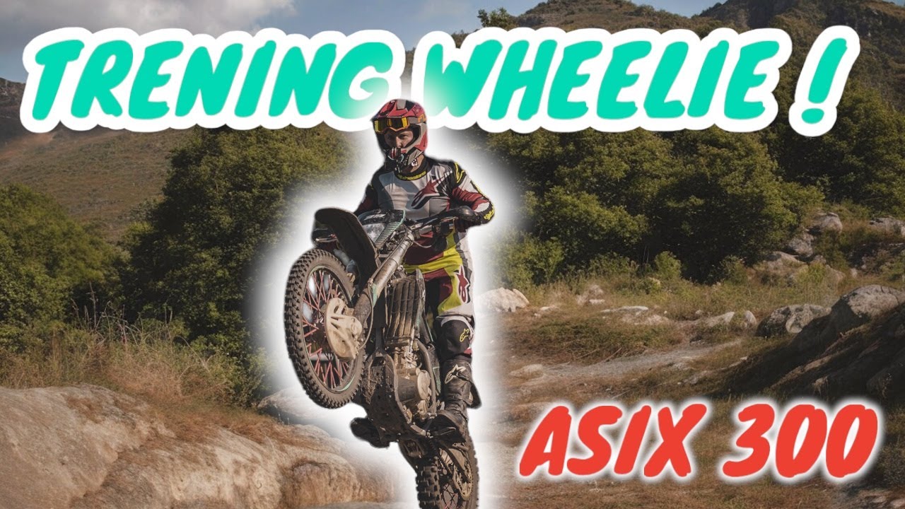 NAUKA JAZDY NA JEDNYM KOLE💀 WHEELIE NA CROSSIE ASIX XB39 300😵