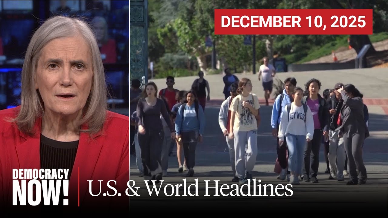 Top U.S. & World Headlines &mdash; December 10, 2025