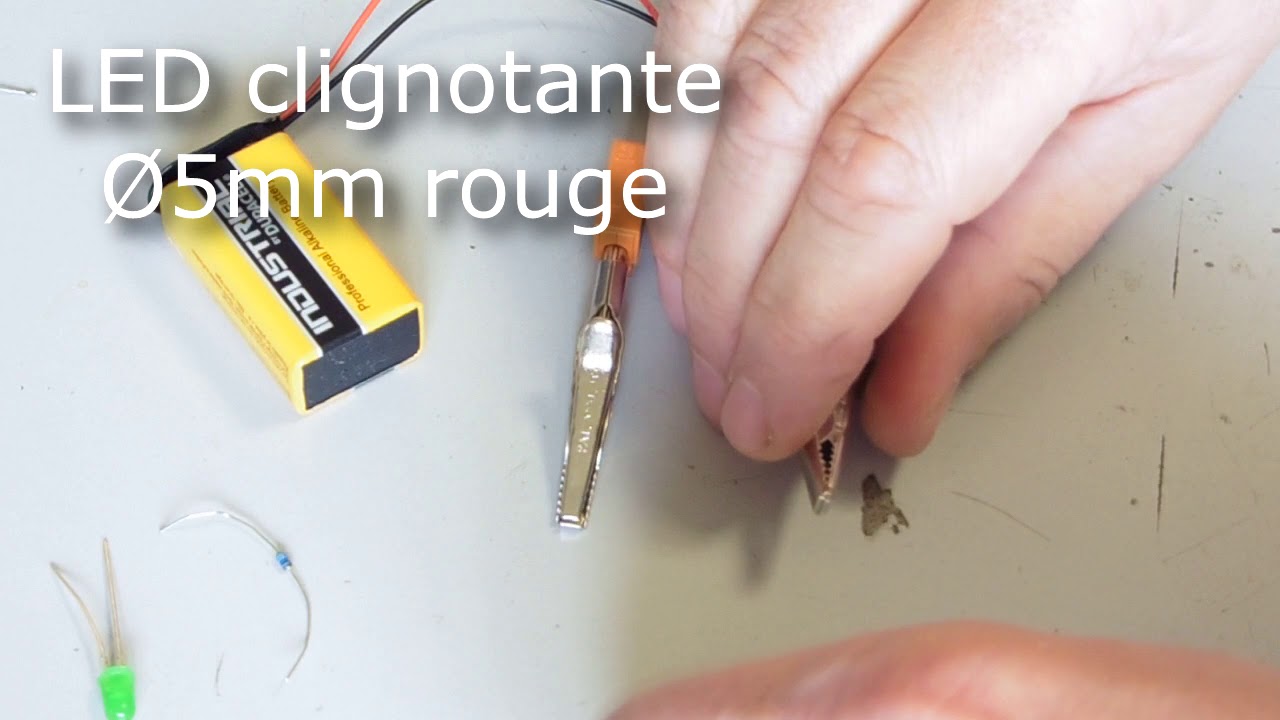 LED clignotante et astuce