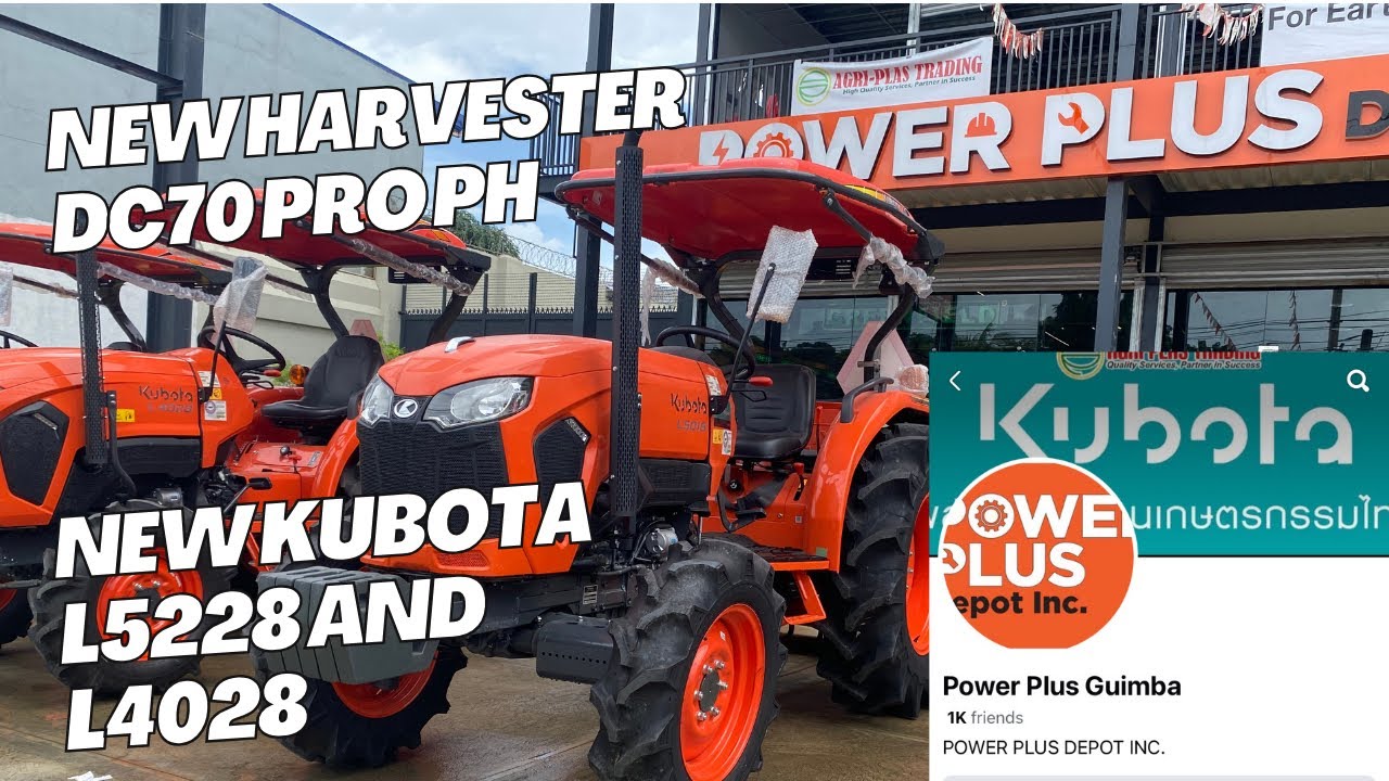 BAGONG KUBOTA L5228 / L4028 AT KUBOTA DC70 pro ph