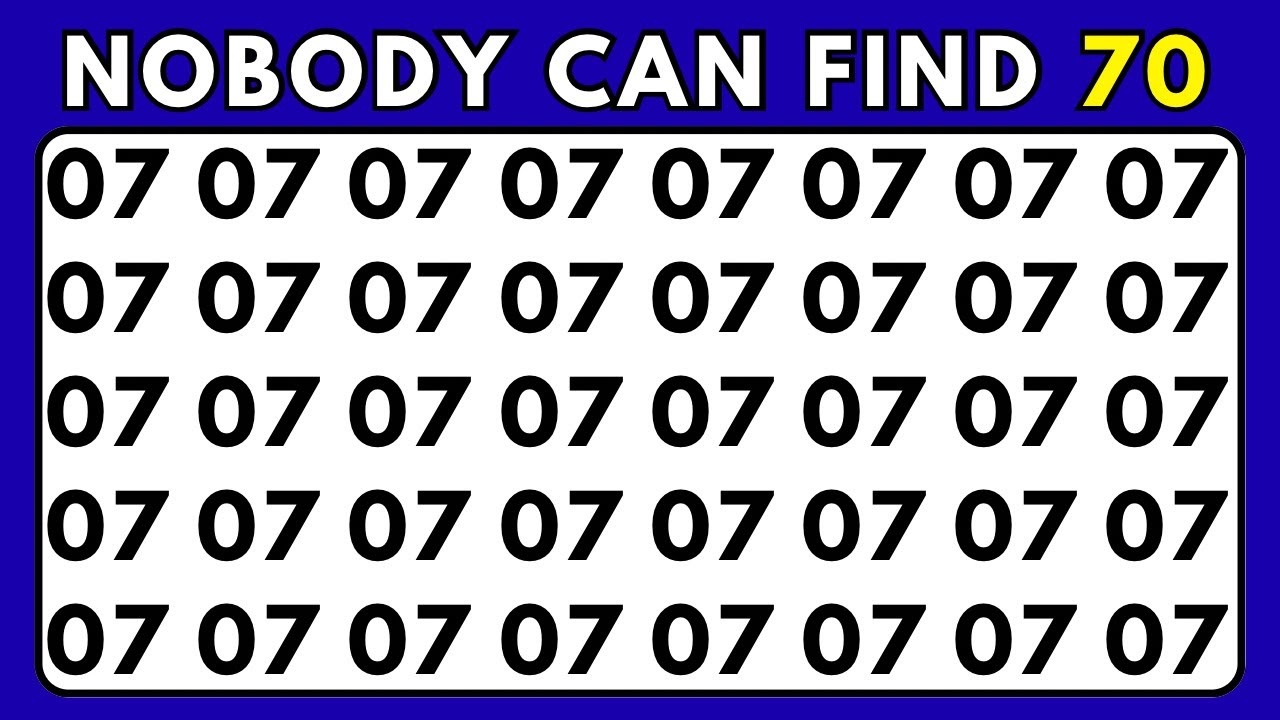 Only Sharp Eyes Can Find The Odd One Out | Nobody Can Find 70 #findtheoddoneout