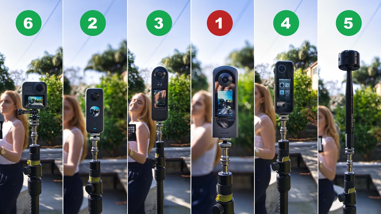 360° Video: TOP 6 Consumer 360 Camera in 2022? Theta X vs Insta360 ONE X2 vs GoPro MAX vs Qoocam 8K