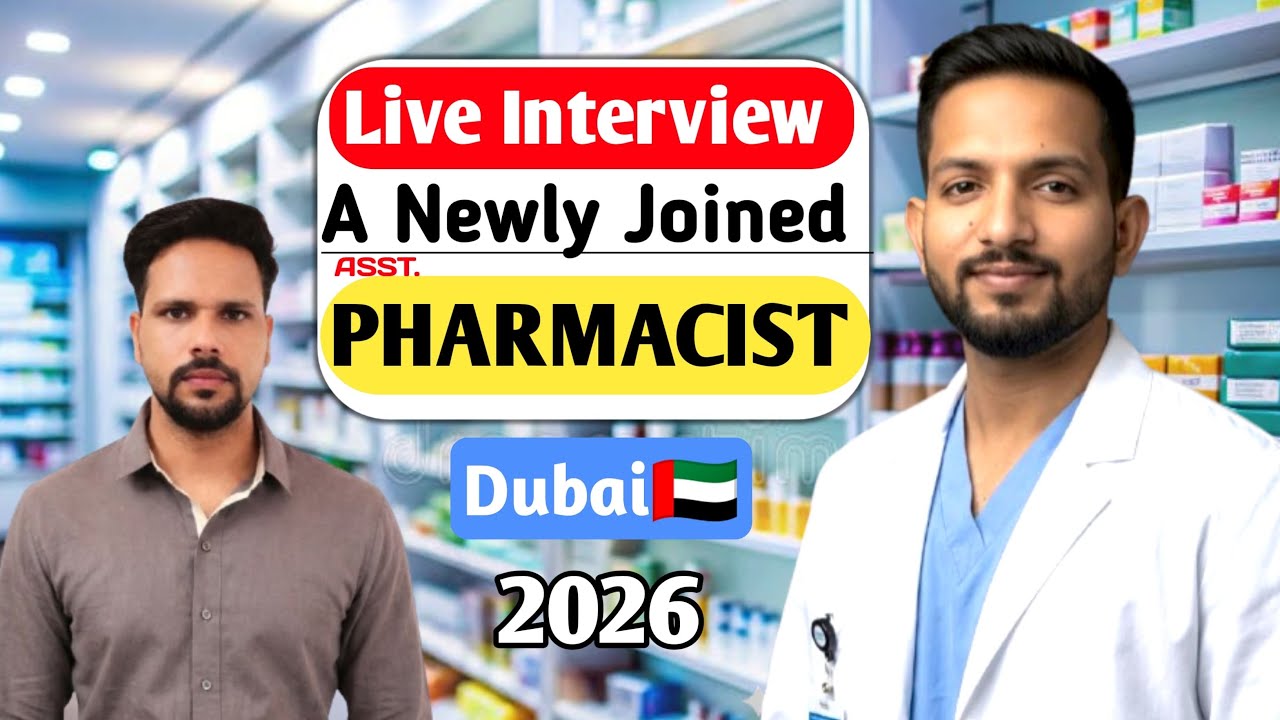 Live Interview a Newly Joined  Pharmacist in Dubai | Must Watch Video before shift to Dubai !