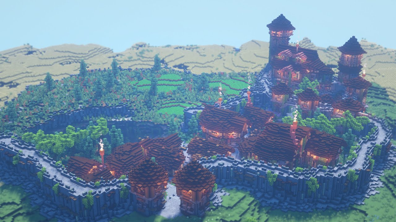 Minecraft Timelapse | COMPLETED Fantasy Castle [World Download]