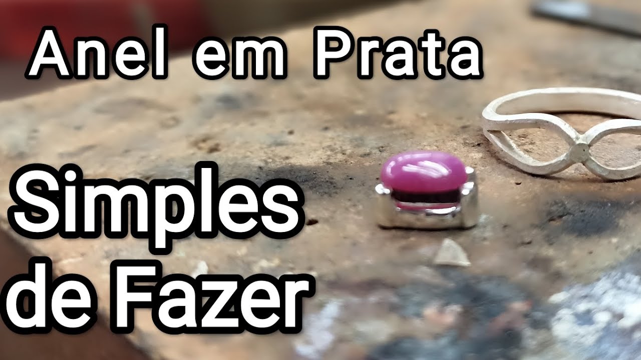 Faça um Anel em Prata com poucas ferramentas