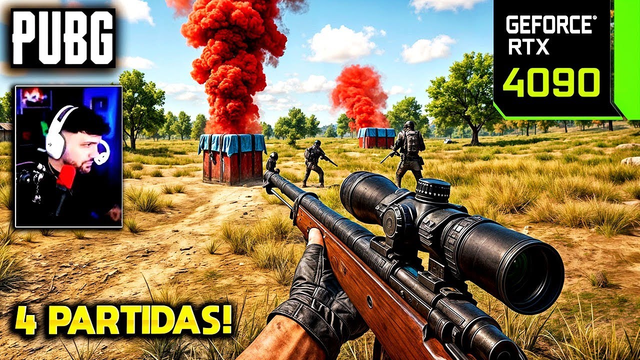 PUBG pero con 4 PARTIDAS PICANTES y 400% TENSION - RTX 4090 24gb ( GRAFICOS EN ULTRA y AL MAXIMO )