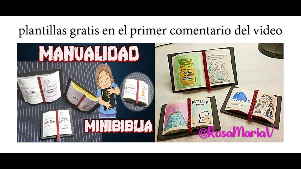 💥 MINIBIBLIA EN 3D #HOLYBIBLE #DIY #CLASESBIBLICASPARANIÑOS