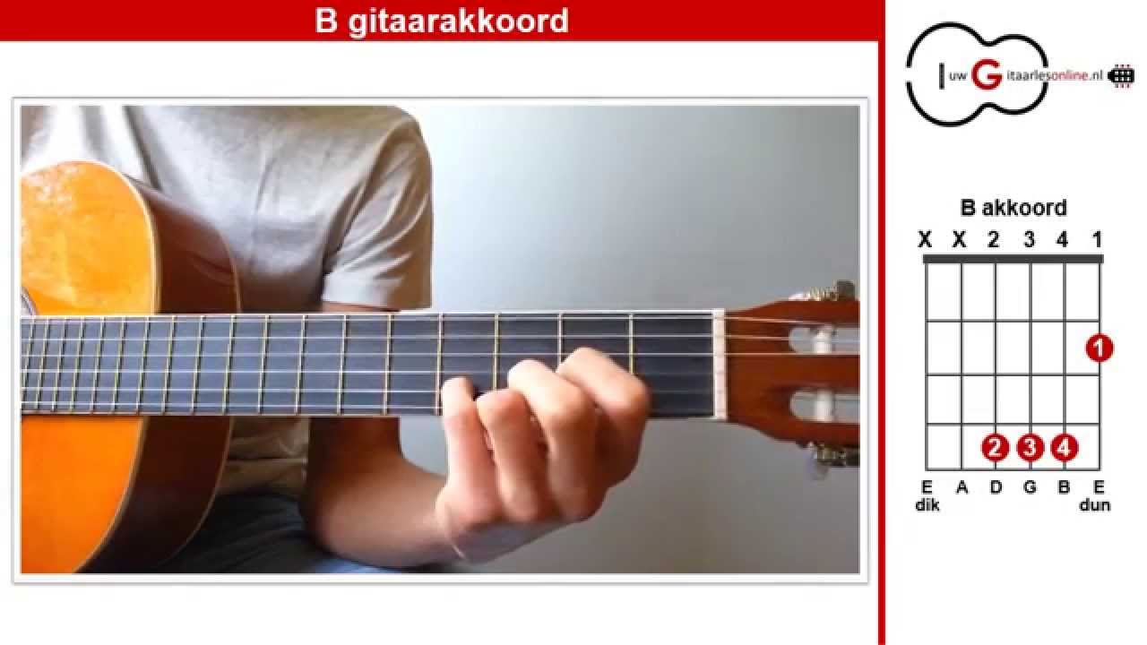 B akkoord gitaar