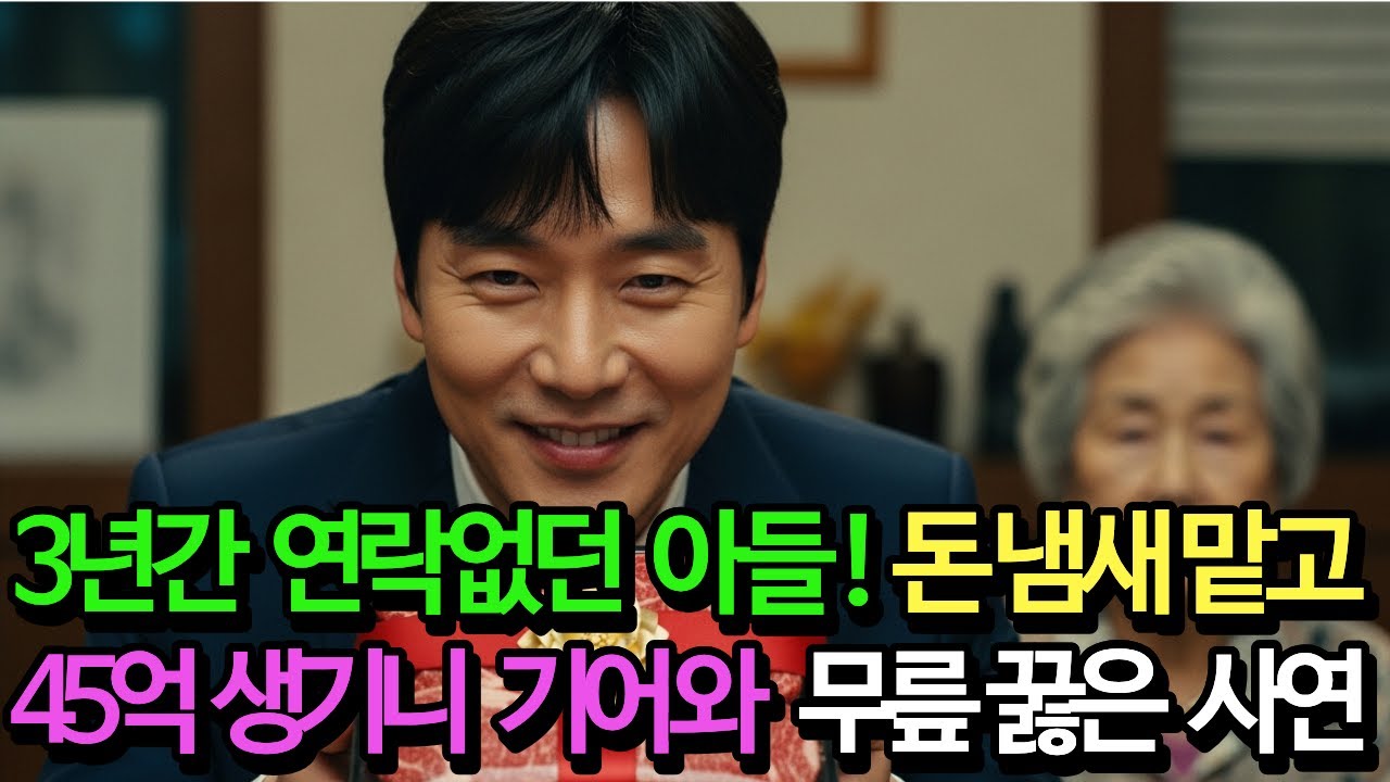 3년간 연락 없던 아들, 45억 받자마자 무릎 꿇었습니다  #감동사연  #실화  #눈물주의