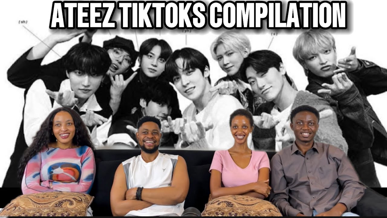 Our Reaction To A long ATEEZ tiktok compilation for @k-popR3actions