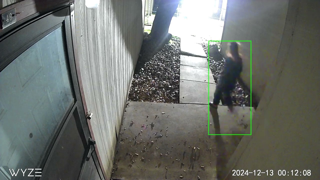 Trespasser Caught On Camera Trying To Find a Place To Squat