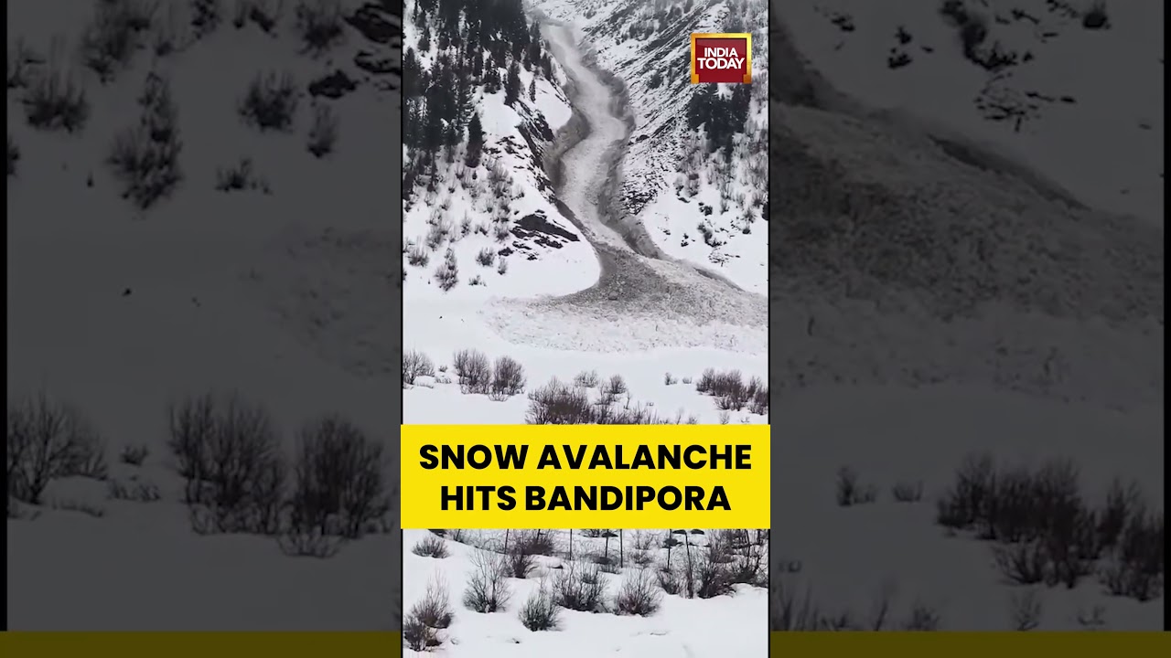 Snow Avalanche Hits Husngam Area of Tulail in Gurez Valley, North Kashmir|  Bandipora