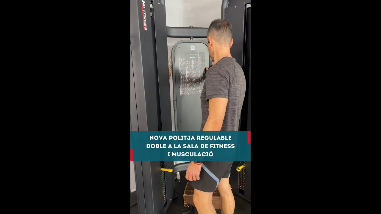 Nova politja regulable doble a la Sala de Fitness i Musculaci&oacute;