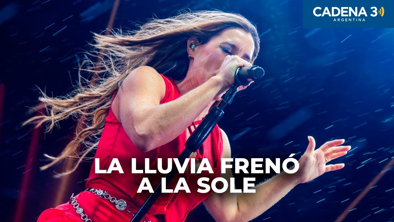 La lluvia obligó a suspender el show de Soledad Pastorutti en Jesús María | Cadena 3 Argentina