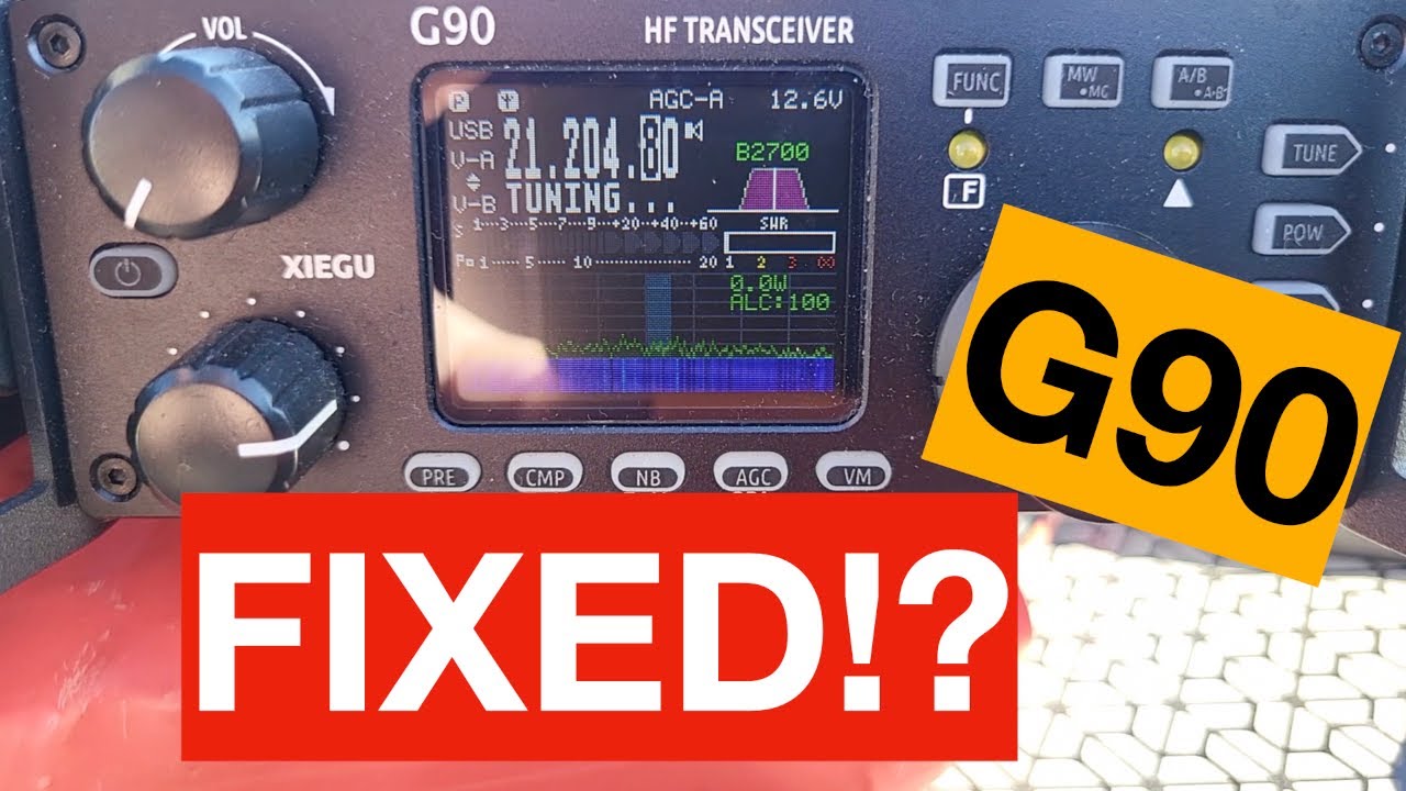 I Fixed My Xiegu G90 Tuning SWR Issue, Sort Of...