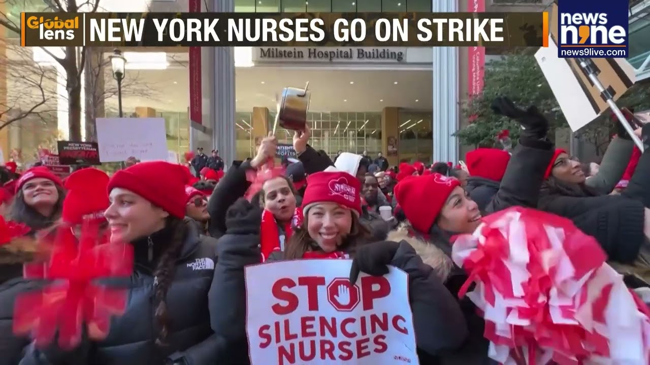 15,000 Nurses Go On Strike In NYC, Demand Safer Staffing And Fair Contracts | News9