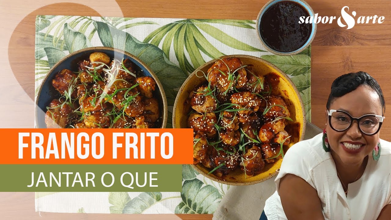 Frango frito e couve-flor frita com molho agridoce | Jantar O Quê? com Larissa Januário