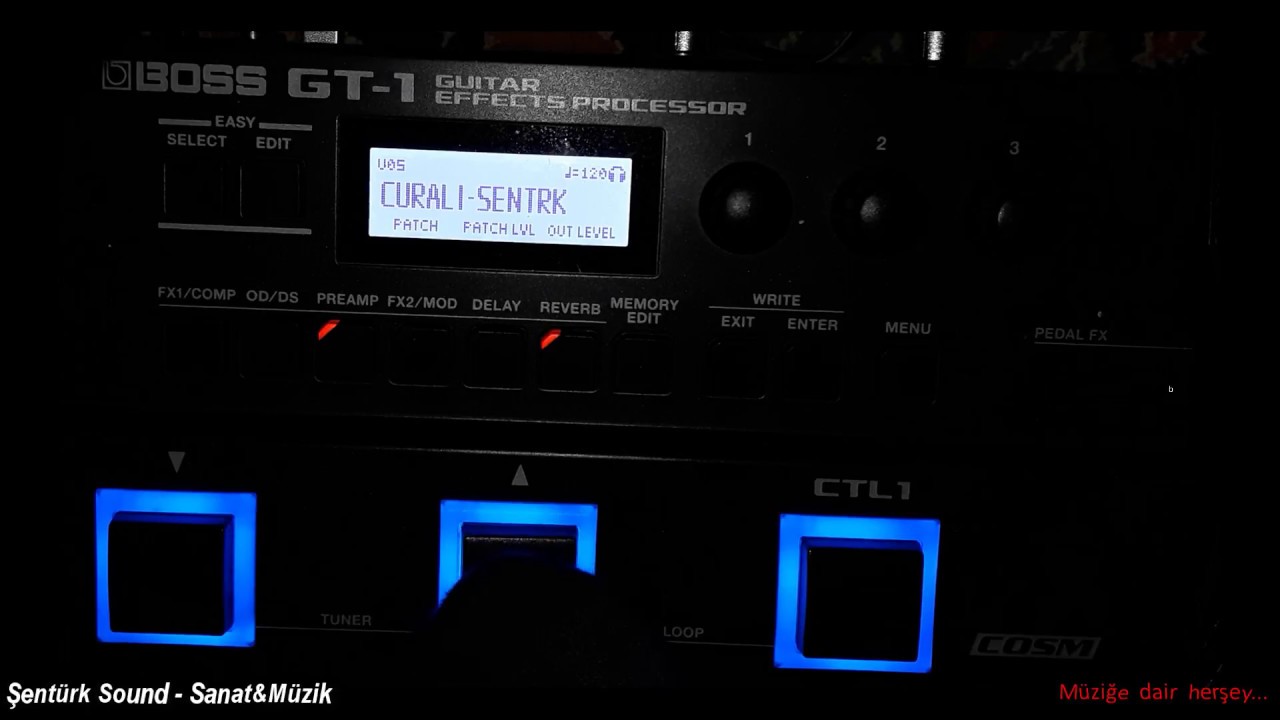 Boss GT-1 Elektro Bağlama Tonları