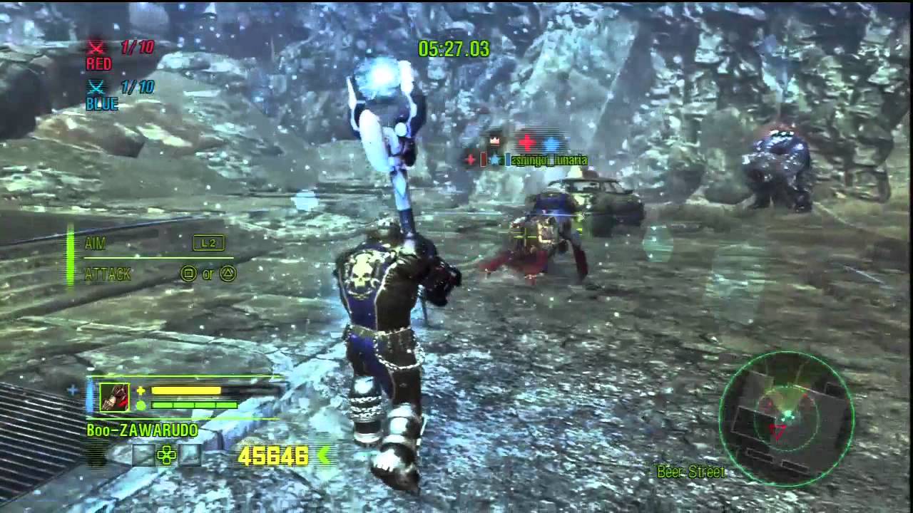 Anarchy Reigns / Max Anarchy - Jack gameplay in Team Battle - Jack is such a badass.