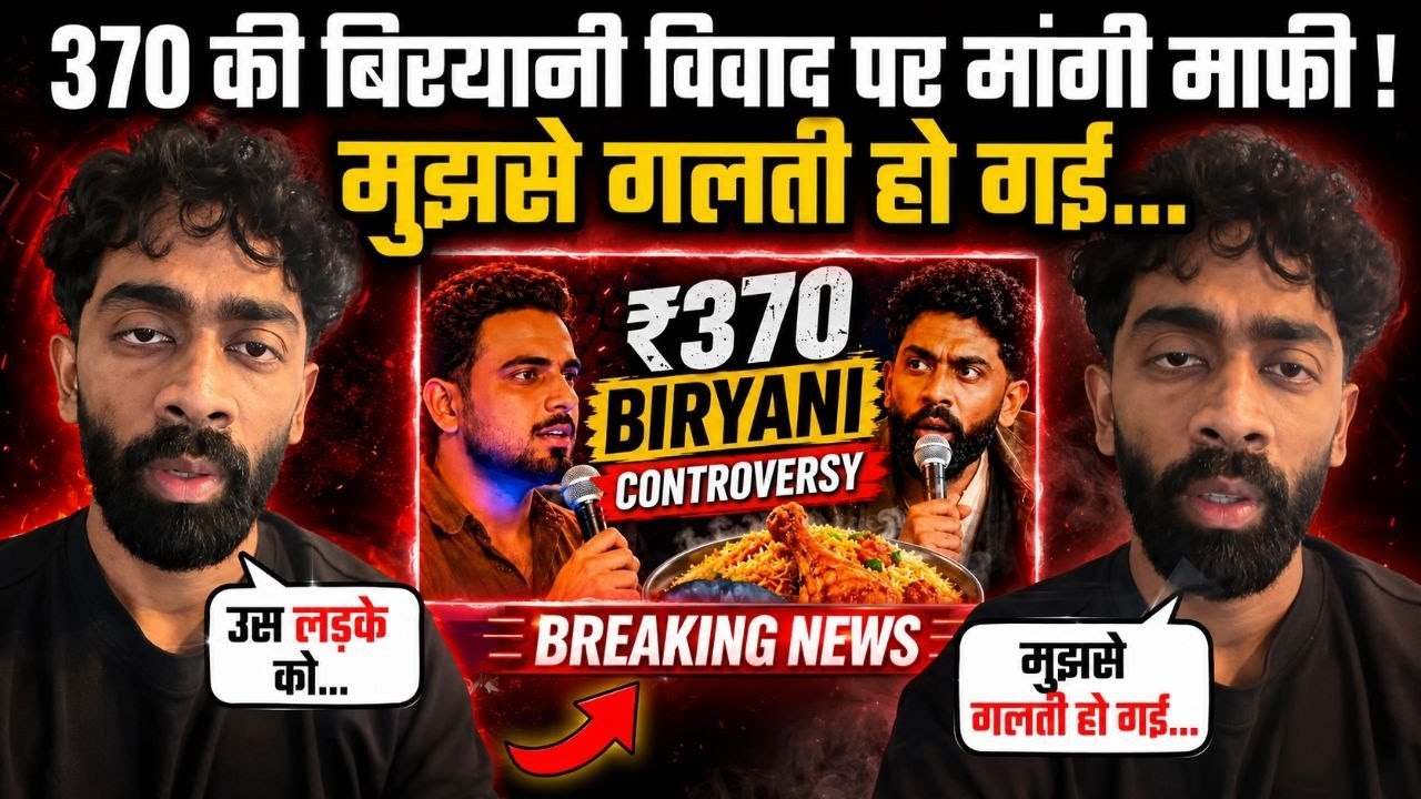 370 Biryani Controversy पर Comedian Pranit More का Apology Video Viral, मुझसे गलती हो...| Boldsky