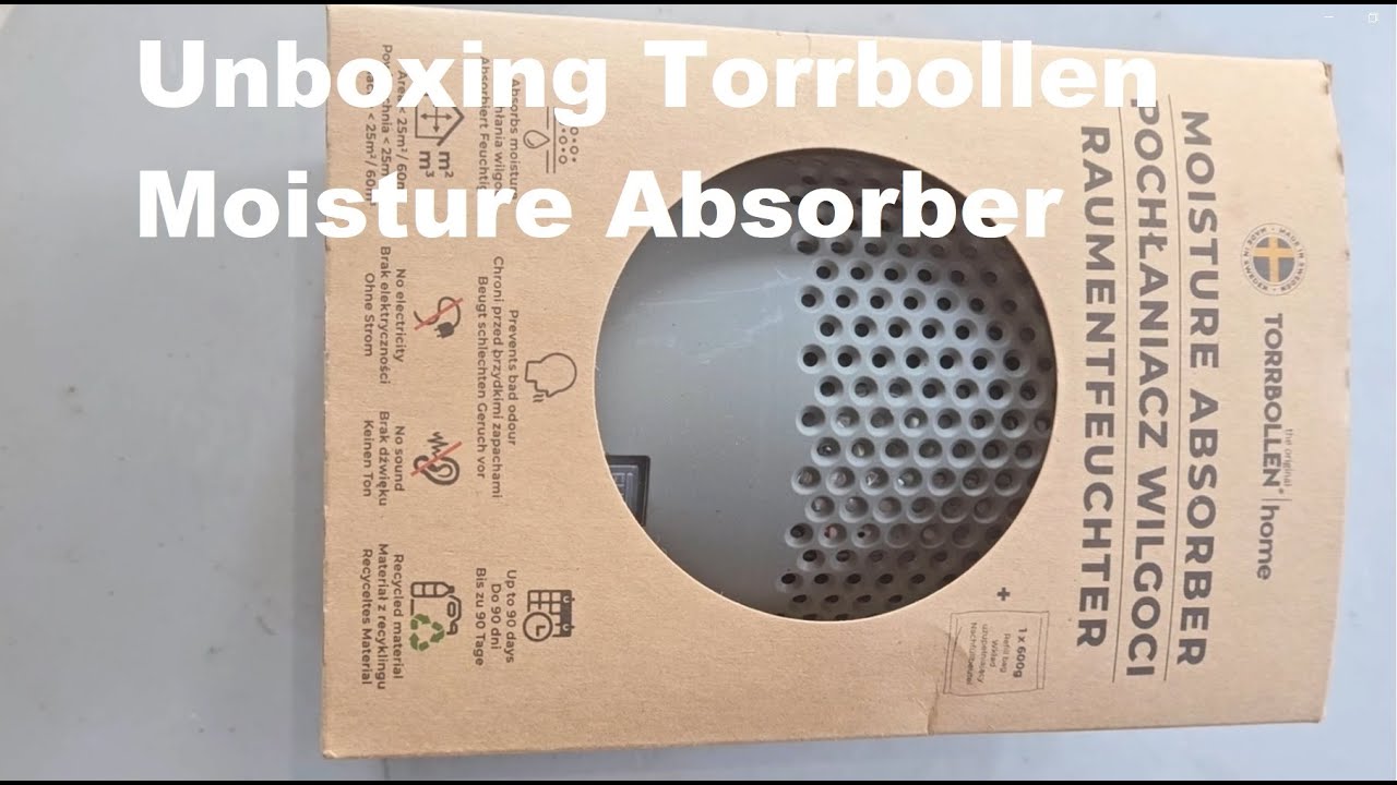 Unboxing Moisture Absorber Torrbollen home