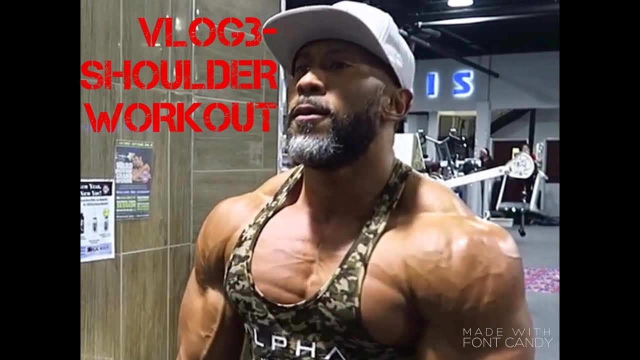 Vlog3-AJ Ellison-Cheat Meal-Shoulder Workout