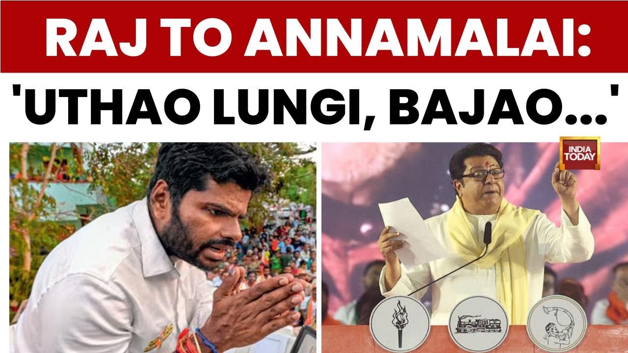 Raj Thackeray's 'Rasmalai' Jibe At Annamalai: 'Lowest Of Low In Politics' | BMC Polls | India Today