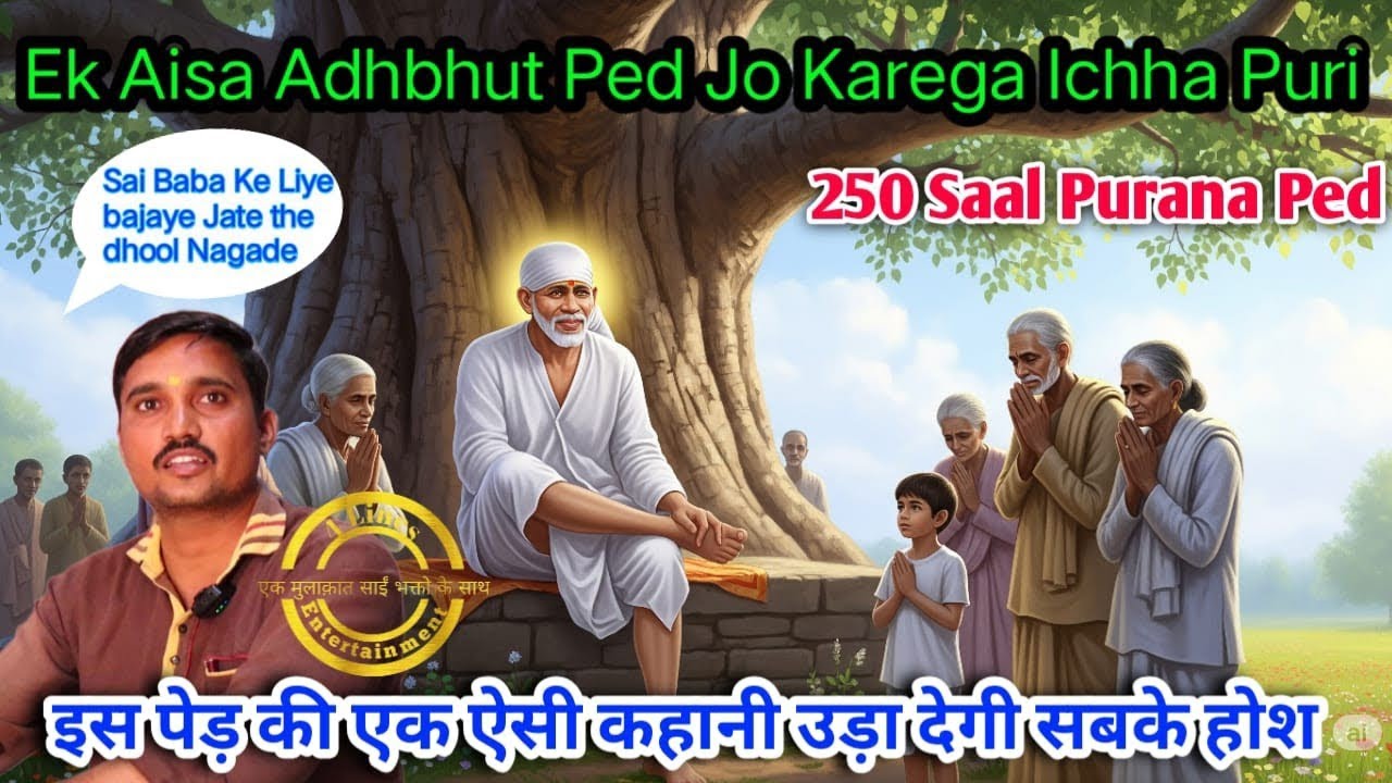 क्या है कल्पवृक्ष😱 की कहानी जो लोगों की इच्छा पूरी करता है शिर्डी में और साईं वहां पर आराम करते थे 🤔