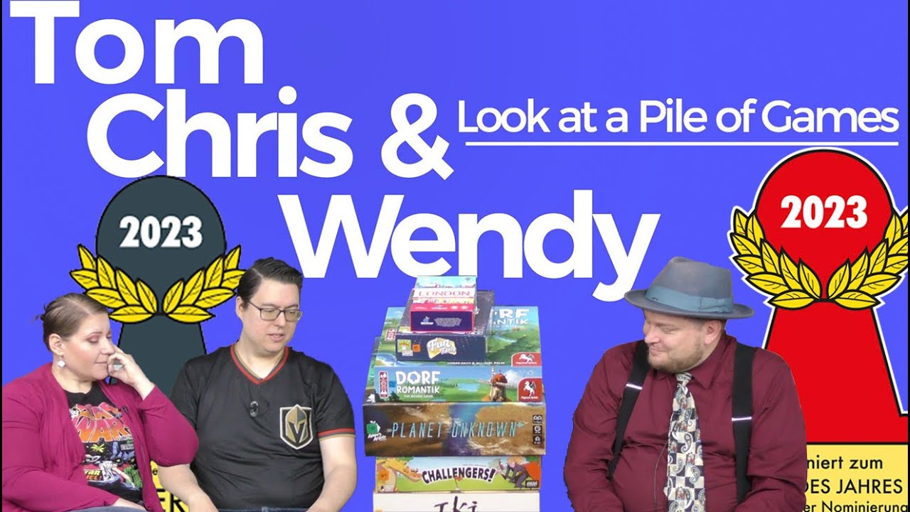 Tom, Chris, and Wendy Look at The Spiel Des Jahres Nominees 2023