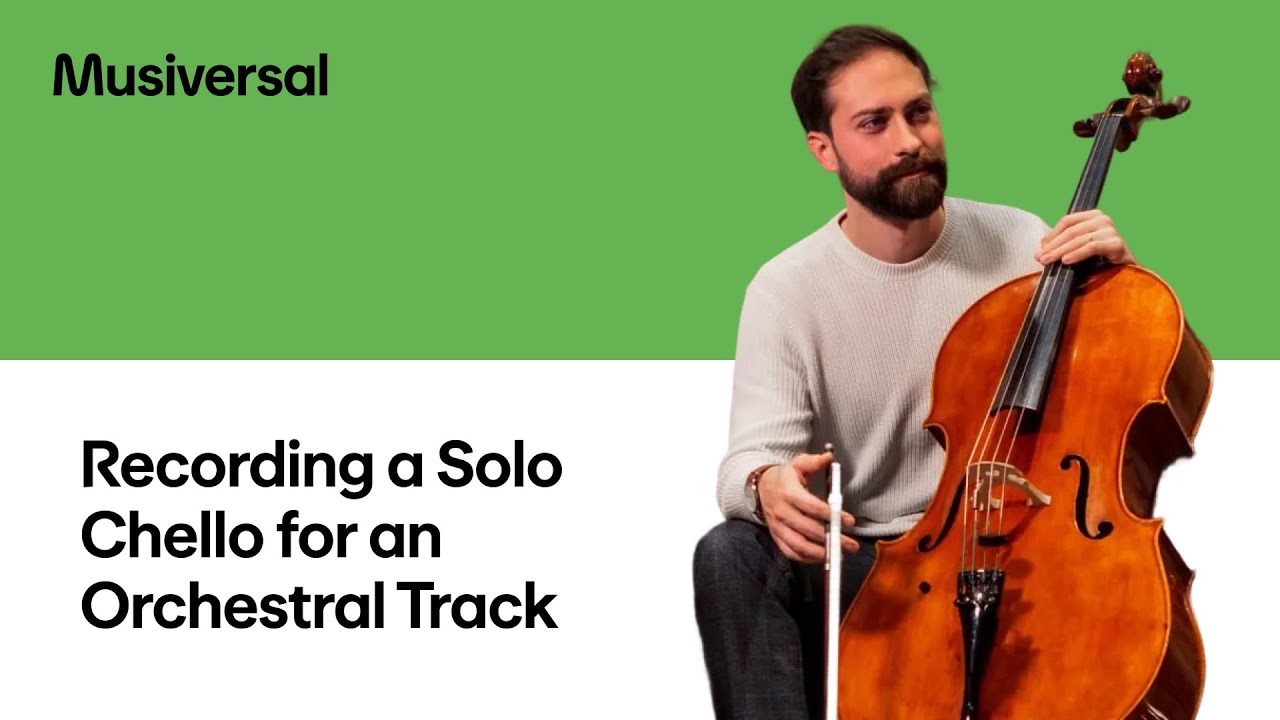Experience A Live Cello Recording Session for an Orchestral Track with Musiversal