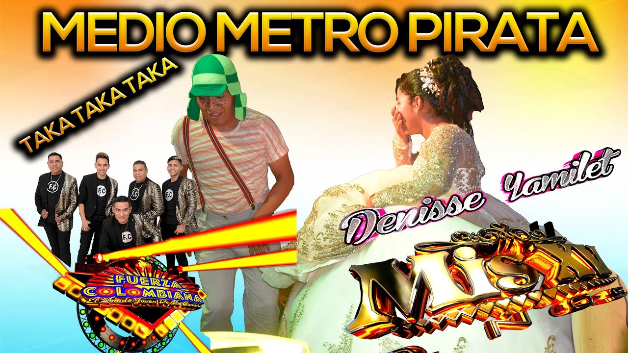 🔥 EL MEDIO METRO BAILANDO CON FUERZA  COLOMBIANA | en grandiosa FIESTA DE XV AÑOS👌👌